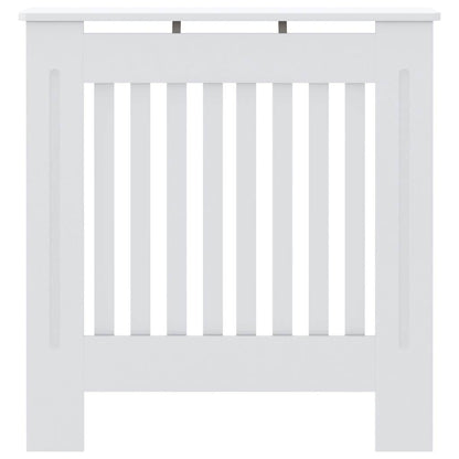 Engineered Wood Radiator Cover White 78 cm