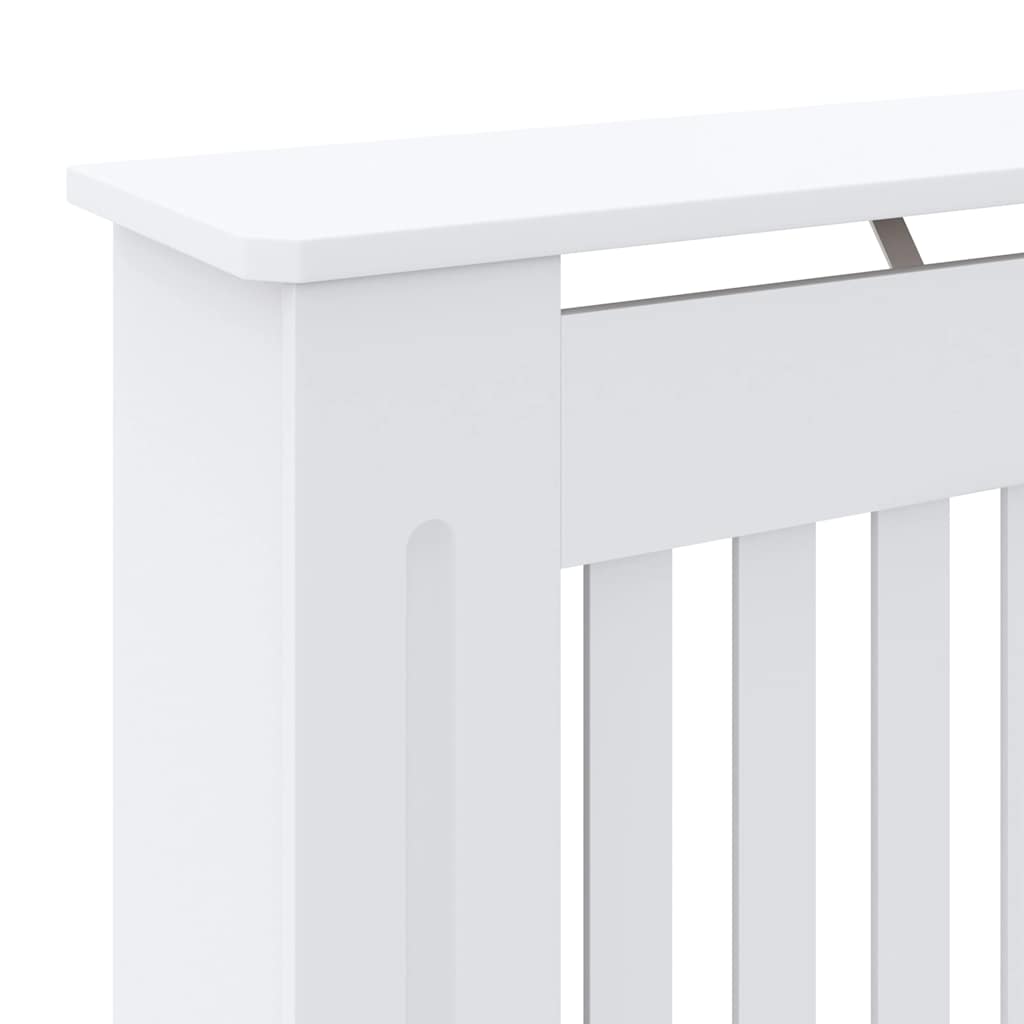 Engineered Wood Radiator Cover White 78 cm