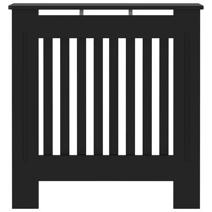 Engineered Wood Radiator Cover Black 78 cm