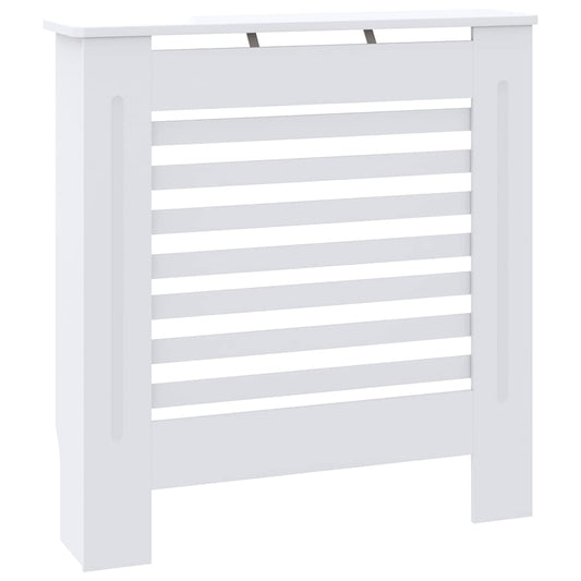 325563 vidaXL MDF Radiator Cover White 78 cm