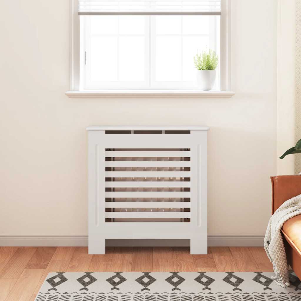 MDF Radiator Cover White 78 cm
