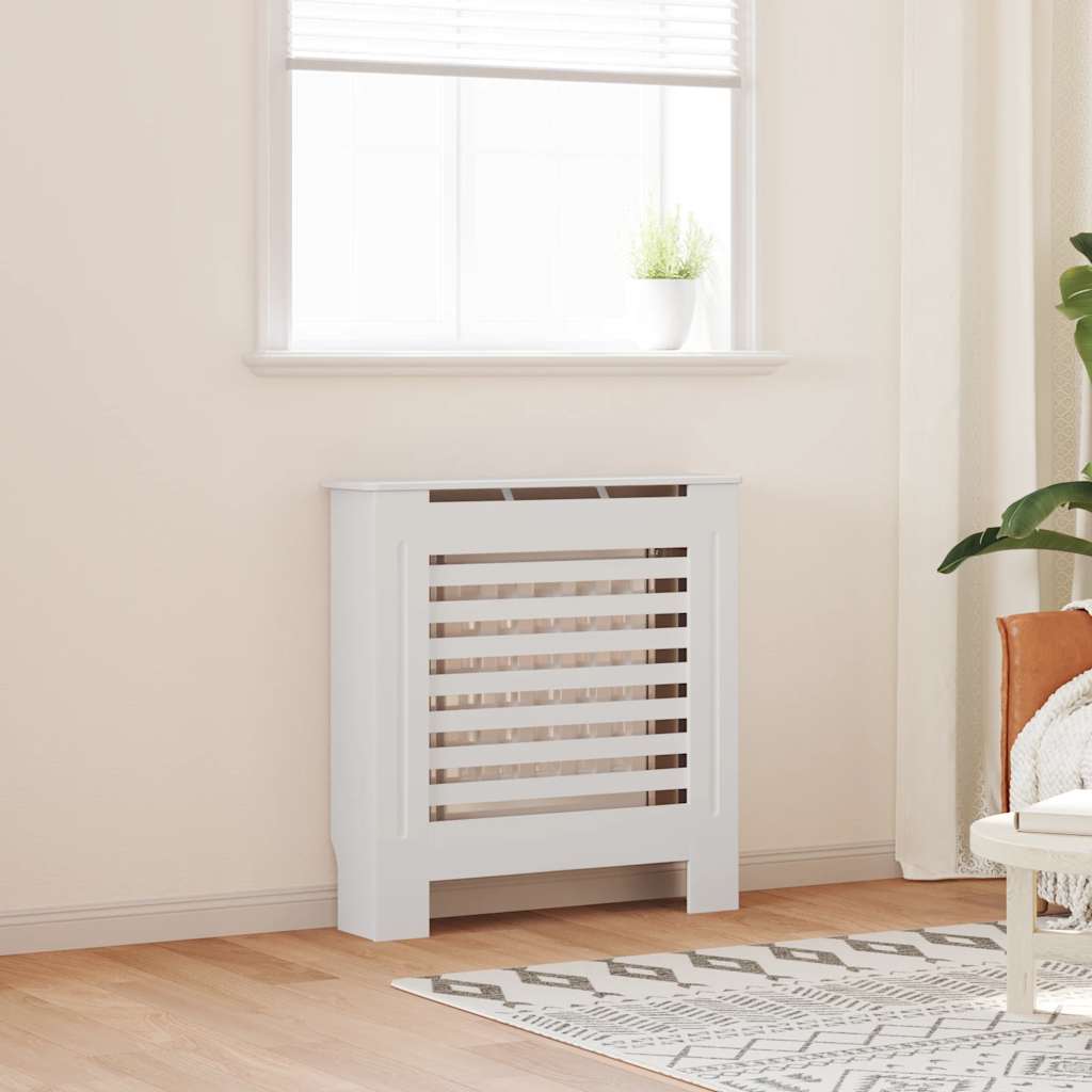 MDF Radiator Cover White 78 cm