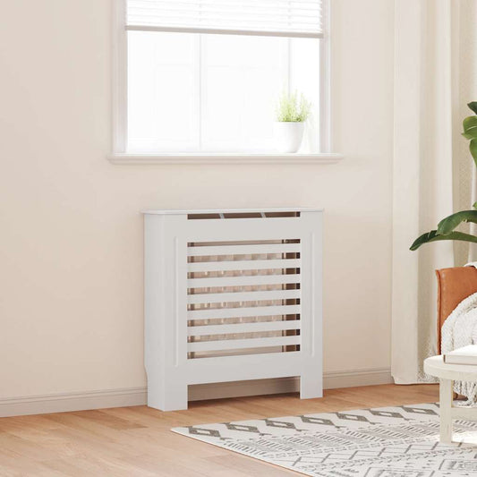 325563 vidaXL MDF Radiator Cover White 78 cm