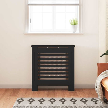 MDF Radiator Cover Black 78 cm