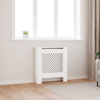 MDF Radiator Cover White 78 cm