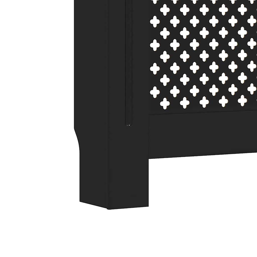 MDF Radiator Cover Black 78 cm