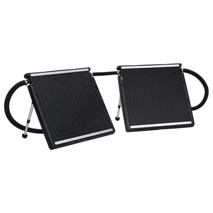 Solar Pool Heater | Set of 2 | Black | PE, aluminium | Standard