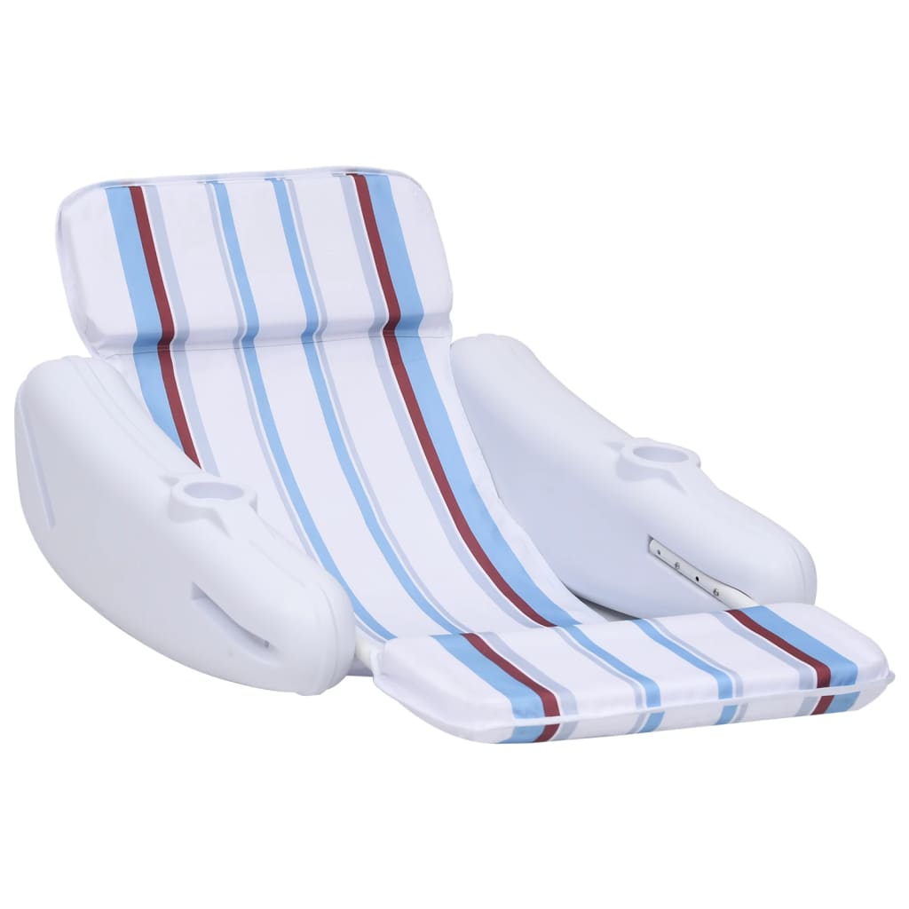 Pool Chair | White, blue, brown | HDPE, polyester | Large | Foldable