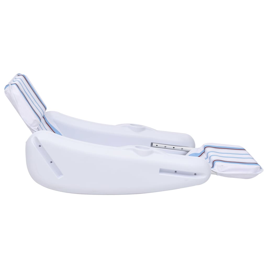 Pool Chair | White, blue, brown | HDPE, polyester | Large | Foldable