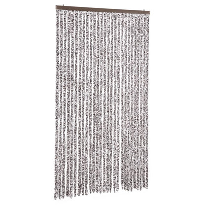 Insect Curtain Brown and Beige 118x220 cm Chenille