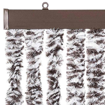 Insect Curtain Brown and Beige 118x220 cm Chenille