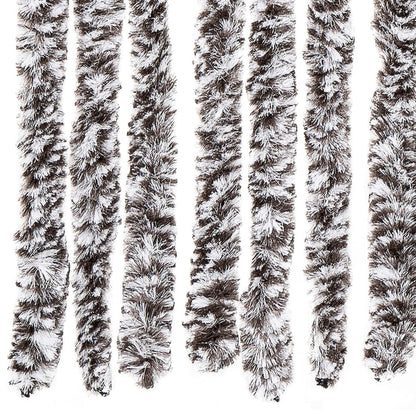Insect Curtain Brown and Beige 118x220 cm Chenille