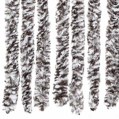 Insect Curtain Brown and Beige 118x220 cm Chenille