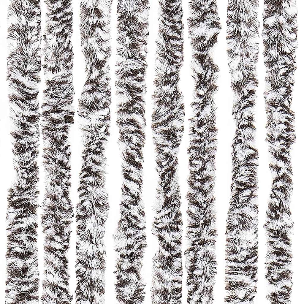 Insect Curtain Brown and Beige 118x220 cm Chenille
