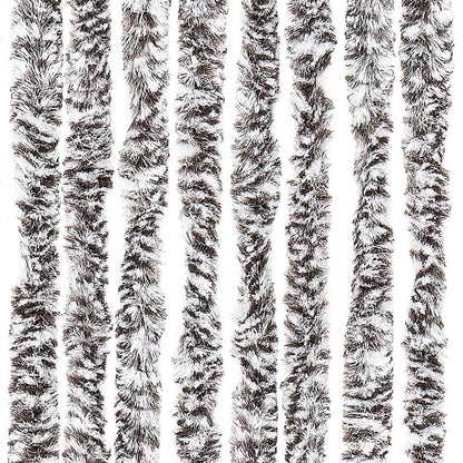 Insect Curtain Brown and Beige 118x220 cm Chenille