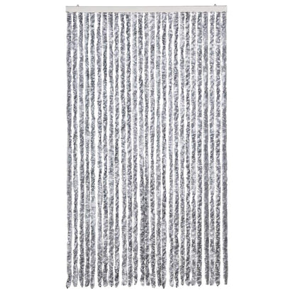 Insect Curtain White and Grey 118x220 cm Chenille