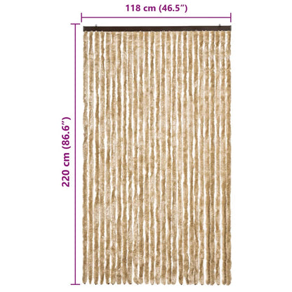 Insect Curtain Beige 118x220 cm Chenille