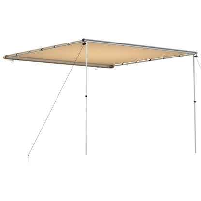 Camper & Caravan Awning 3x3x2.15 m Beige