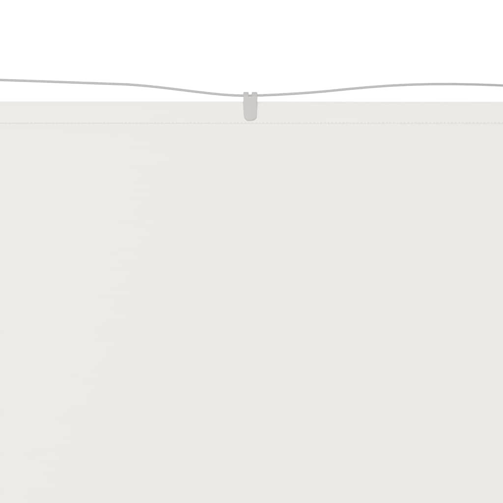 Vertical Awning White 140x600 cm Oxford Fabric