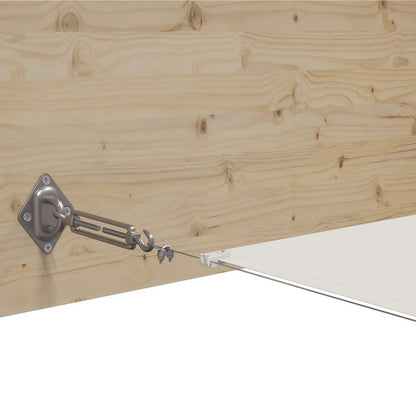 Vertical Awning White 140x600 cm Oxford Fabric