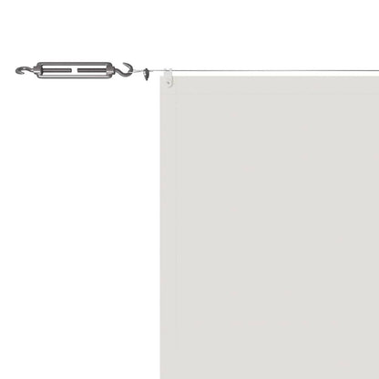 Vertical Awning White 140x600 cm Oxford Fabric