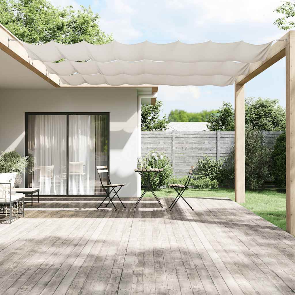 Vertical Awning White 140x600 cm Oxford Fabric