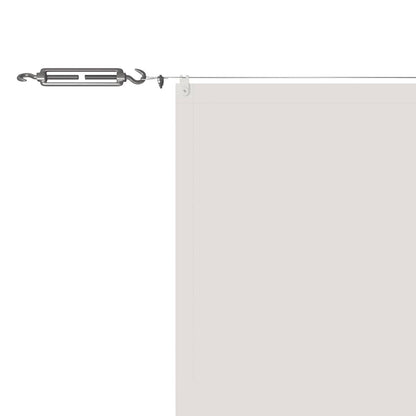 Vertical Awning White 140x800 cm Oxford Fabric