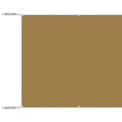 Vertical Awning Beige 60x600 cm Oxford Fabric