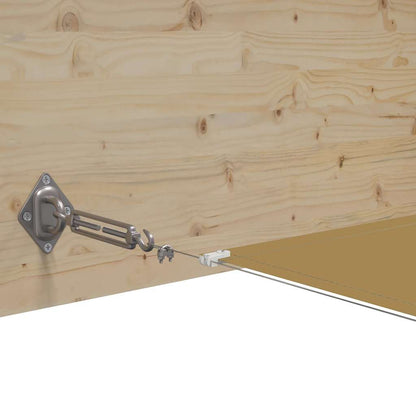 Vertical Awning Beige 60x1200 cm Oxford Fabric
