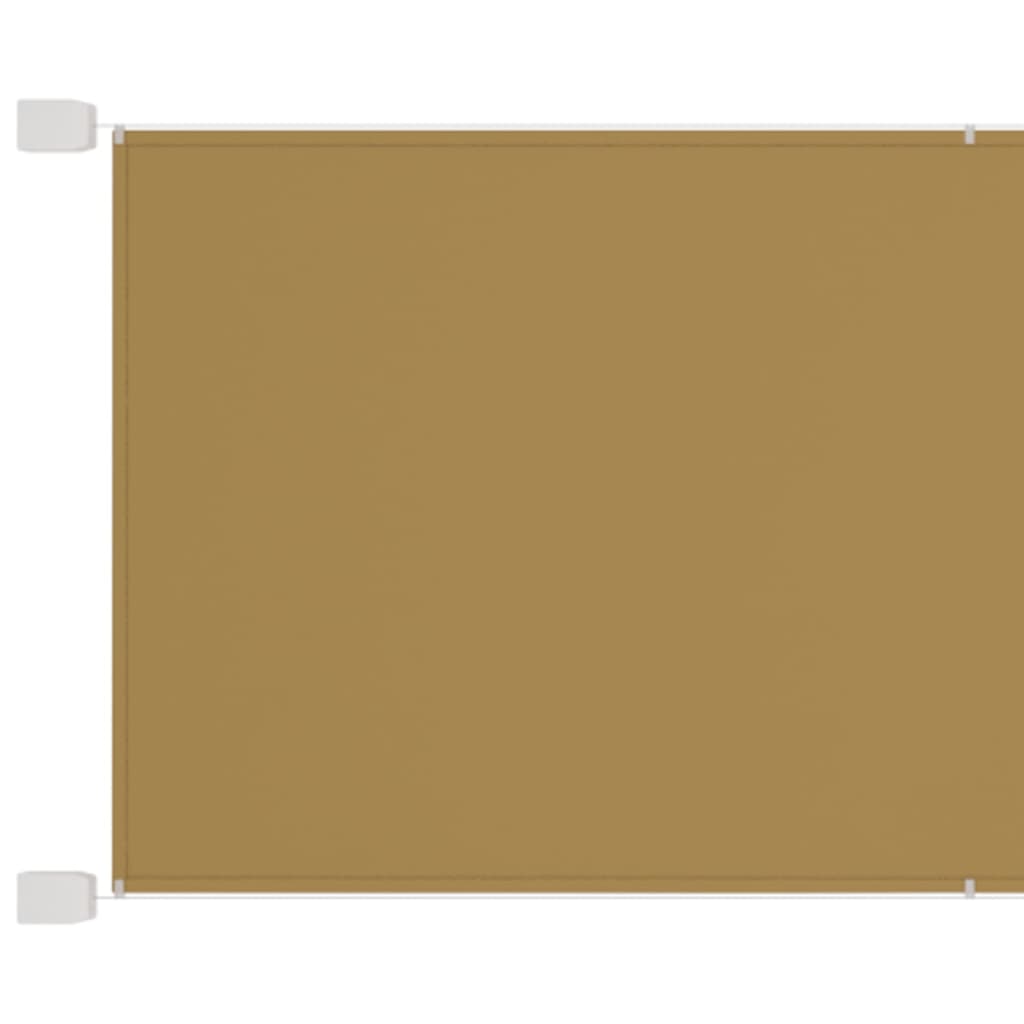 Vertical Awning Beige 140x420 cm Oxford Fabric