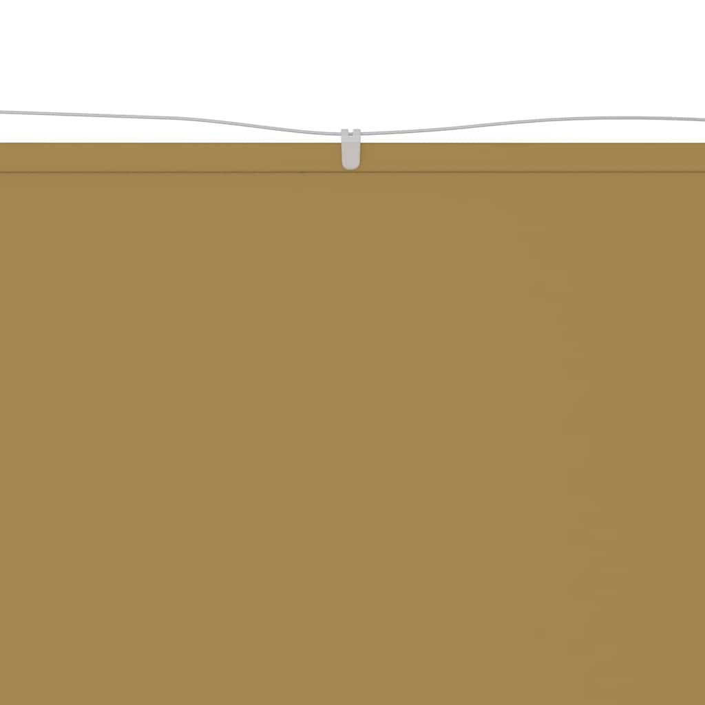 Vertical Awning Beige 140x1000 cm Oxford Fabric