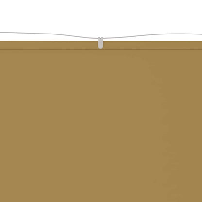 Vertical Awning Beige 140x1000 cm Oxford Fabric