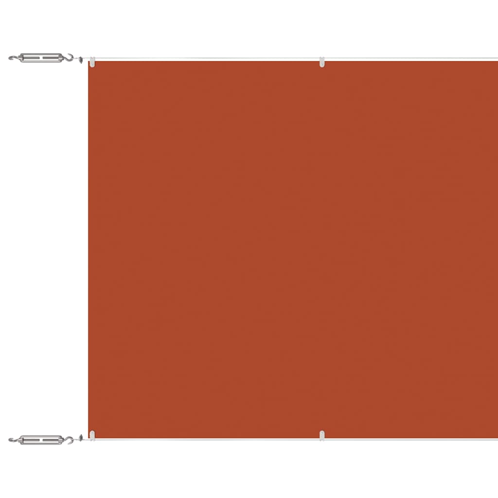 Vertical Awning Terracotta 140x800 cm Oxford Fabric