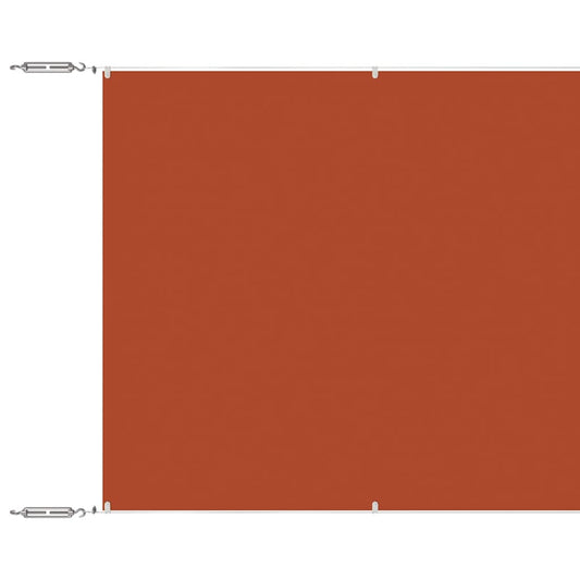 148370 vidaXL Vertical Awning Terracotta 180x600 cm Oxford Fabric