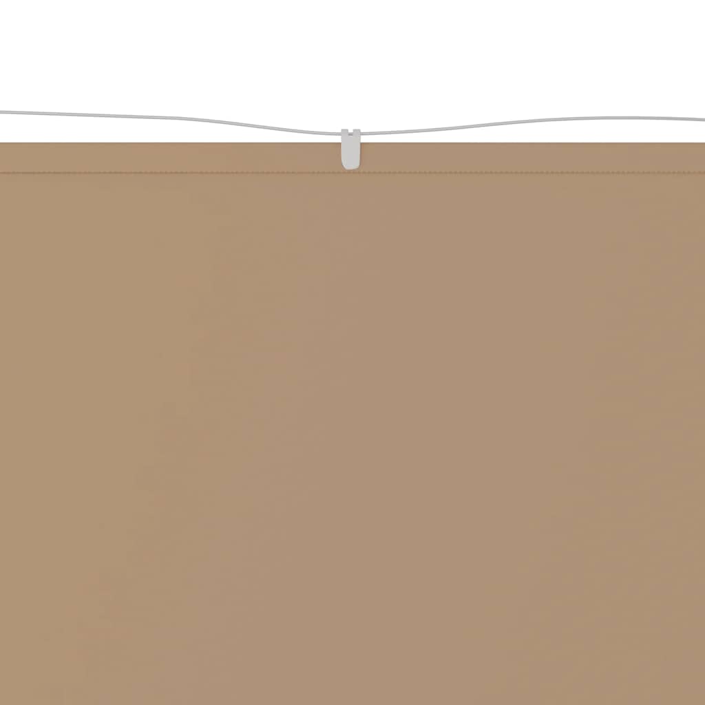 Vertical Awning Taupe 60x1200 cm Oxford Fabric