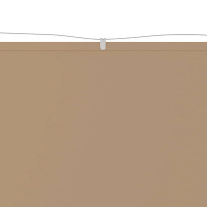 Vertical Awning Taupe 60x1200 cm Oxford Fabric