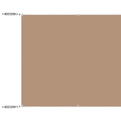 Vertical Awning Taupe 100x1000 cm Oxford Fabric