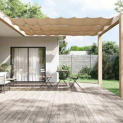 Vertical Awning Taupe 100x1000 cm Oxford Fabric