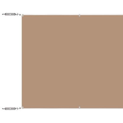 Vertical Awning Taupe 140x800 cm Oxford Fabric