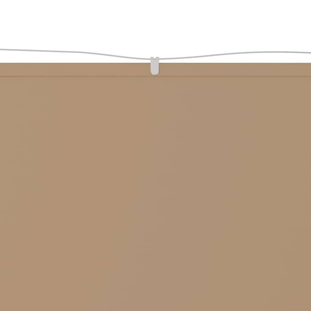 Vertical Awning Taupe 140x800 cm Oxford Fabric