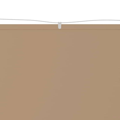 Vertical Awning Taupe 140x800 cm Oxford Fabric