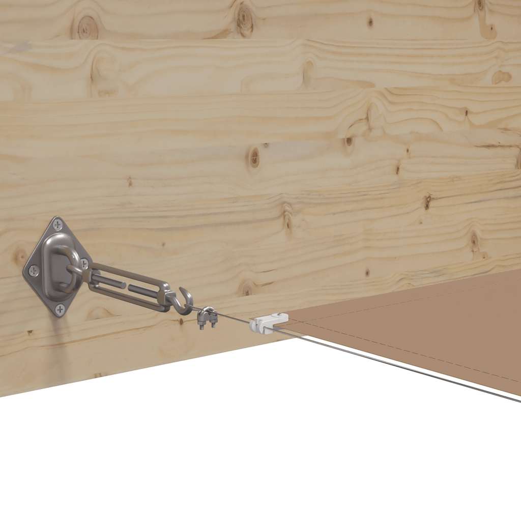 Vertical Awning Taupe 140x800 cm Oxford Fabric