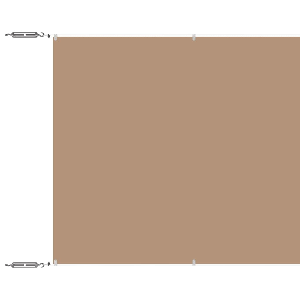 Vertical Awning Taupe 180x1000 cm Oxford Fabric