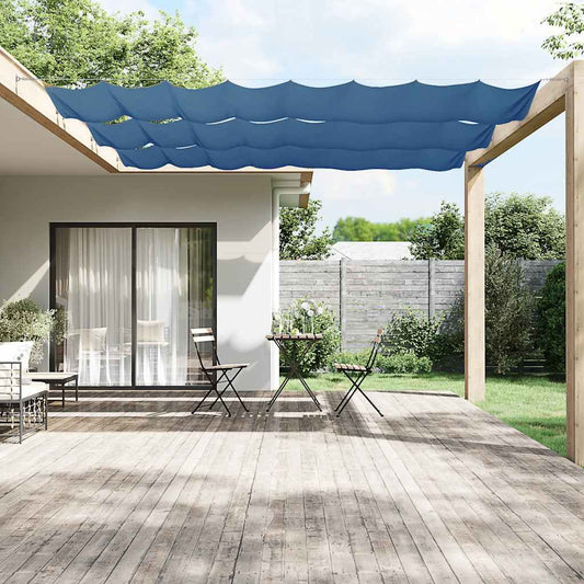 148469 vidaXL Vertical Awning Blue 180x800 cm Oxford Fabric