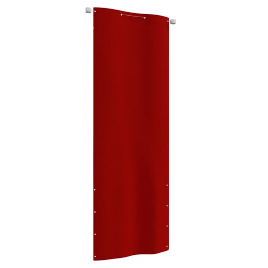 Balcony Screen Red 80x240 cm Oxford Fabric