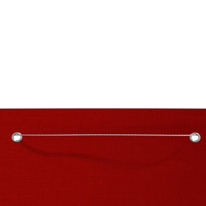 Balcony Screen Red 120x240 cm Oxford Fabric