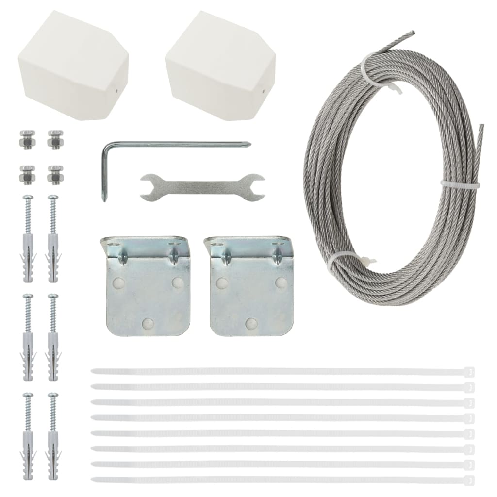 Balcony Screen Red 120x240 cm Oxford Fabric