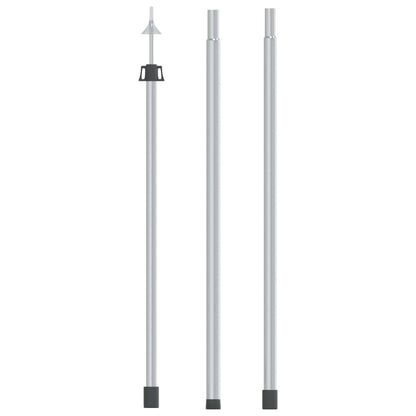 Telescopic Tarp Pole with Length of 102-260 cm Aluminum