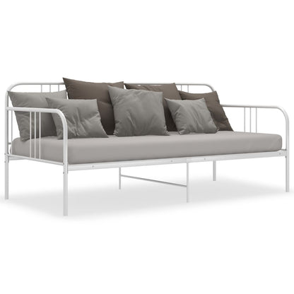 Sofa Bed Frame | White | Metal | Single