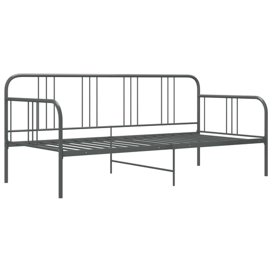Sofa Bed Frame | Grey | Powder-coated metal | 90x200 cm